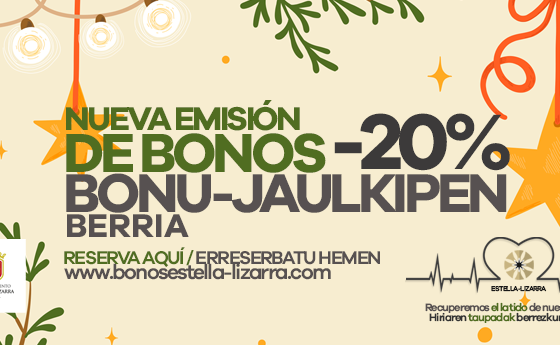 Campaña Bonos ayuda al Comercio 2024 – Ayuntamiento de Estella-Lizarra