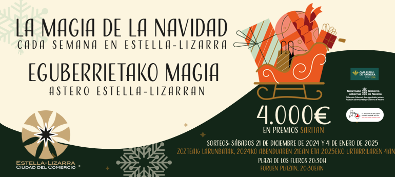 La Magia de la Navidad, cada semana en Estella-Lizarra