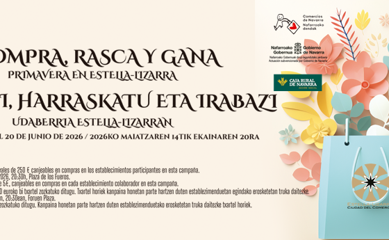 COMPRA, RASCA Y GANA – PRIMAVERA EN ESTELLA-LIZARRA