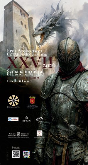 Cartel semana medieval de Estella 2026